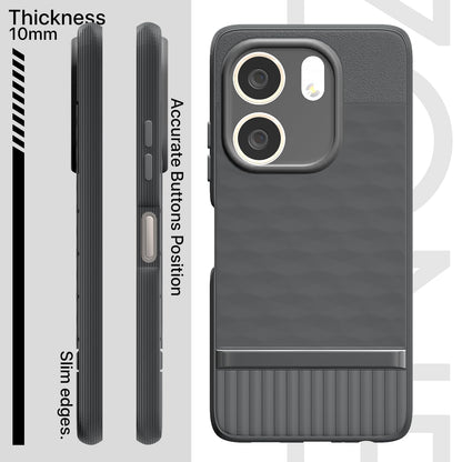 Oppo A5x mobile back cover in grey by Pikkme – photo 3