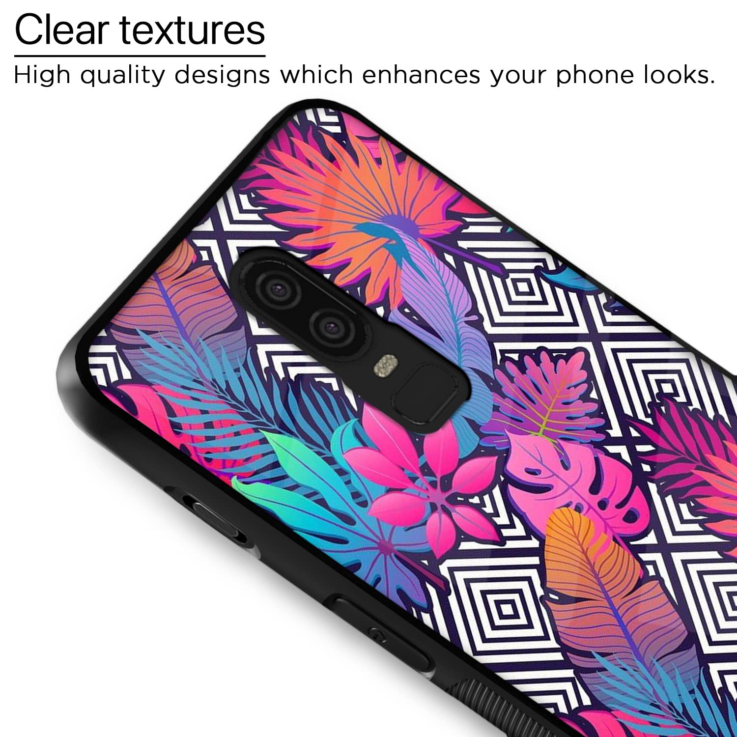 Pikkme OnePlus 6 Flower back cover – photo 4