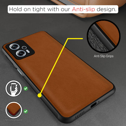 Camel Leather back cover for Redmi K50i 5G – Pikkme – photo 2