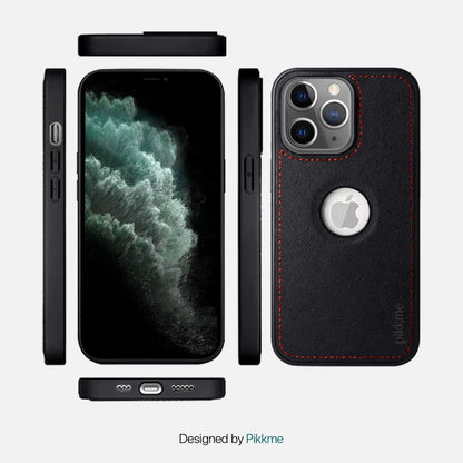 Pikkme iPhone 11 Pro Leather black mobile back cover – photo 4