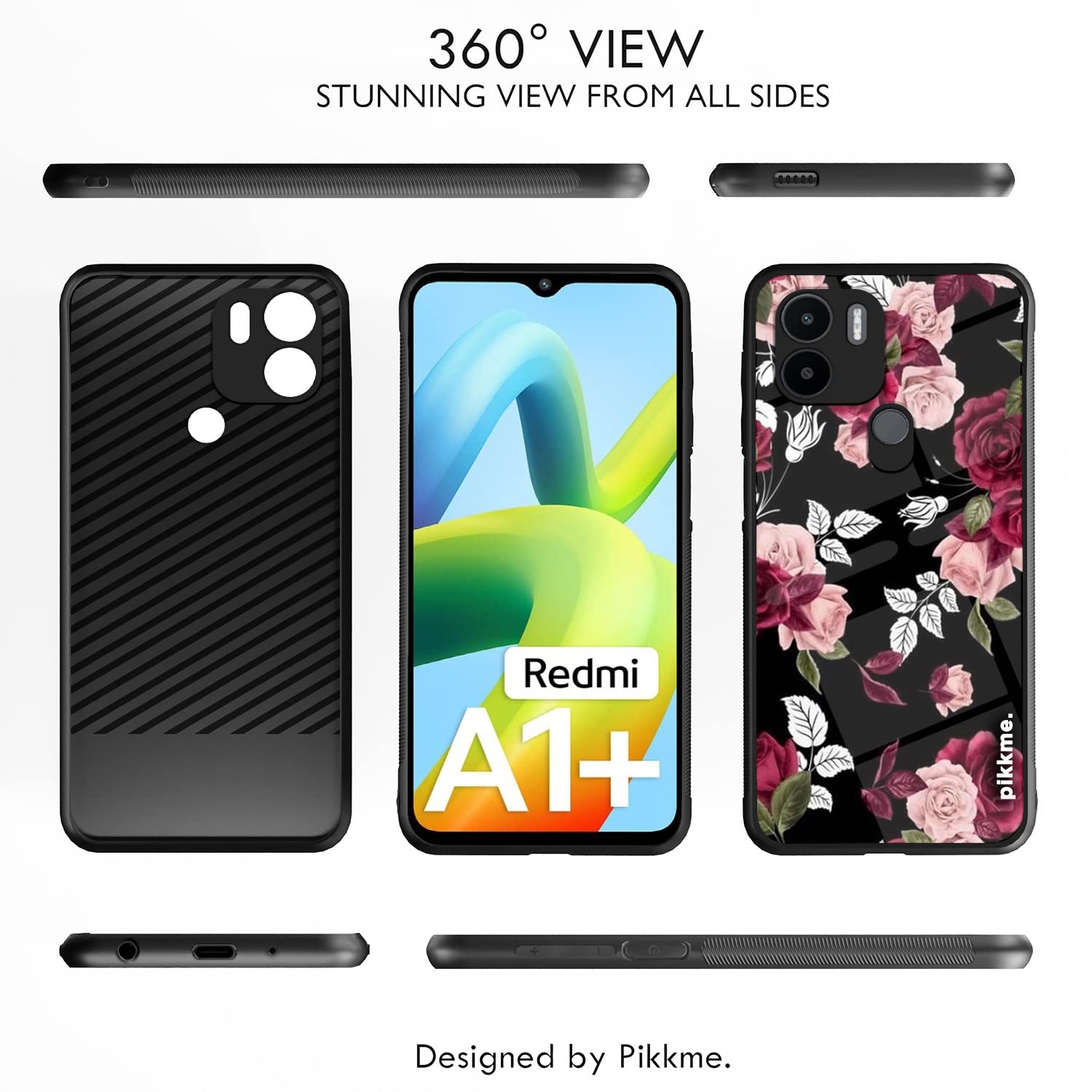 Pikkme Flower back cover for Redmi A1 Plus/A2 Plus/Poco C50 – photo 2