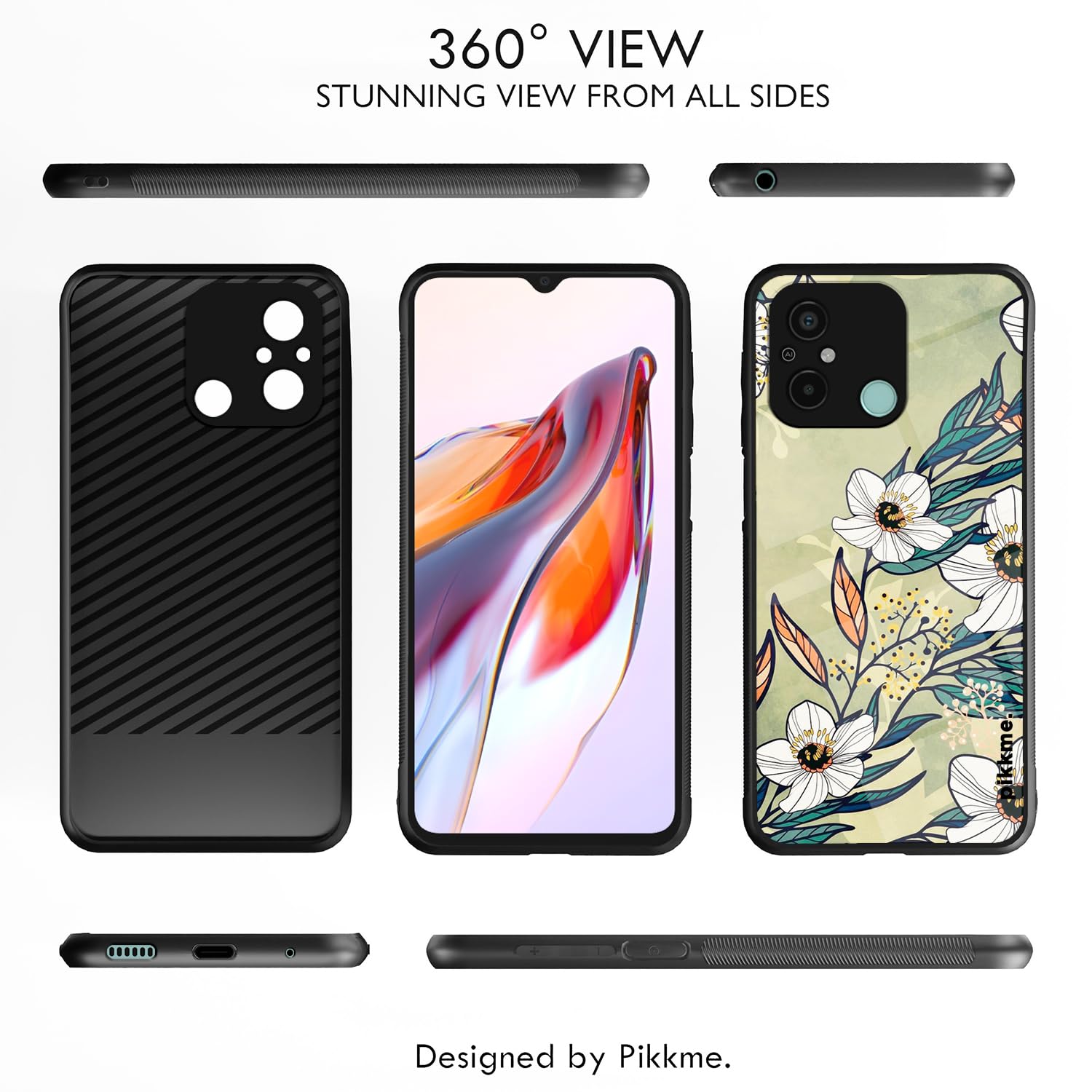 Flower Mobile cover for Redmi 12C/Poco C55 – Pikkme – photo 2