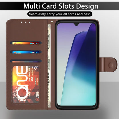 Pikkme Poco M7 5G Wallet tan flip cover – photo 5