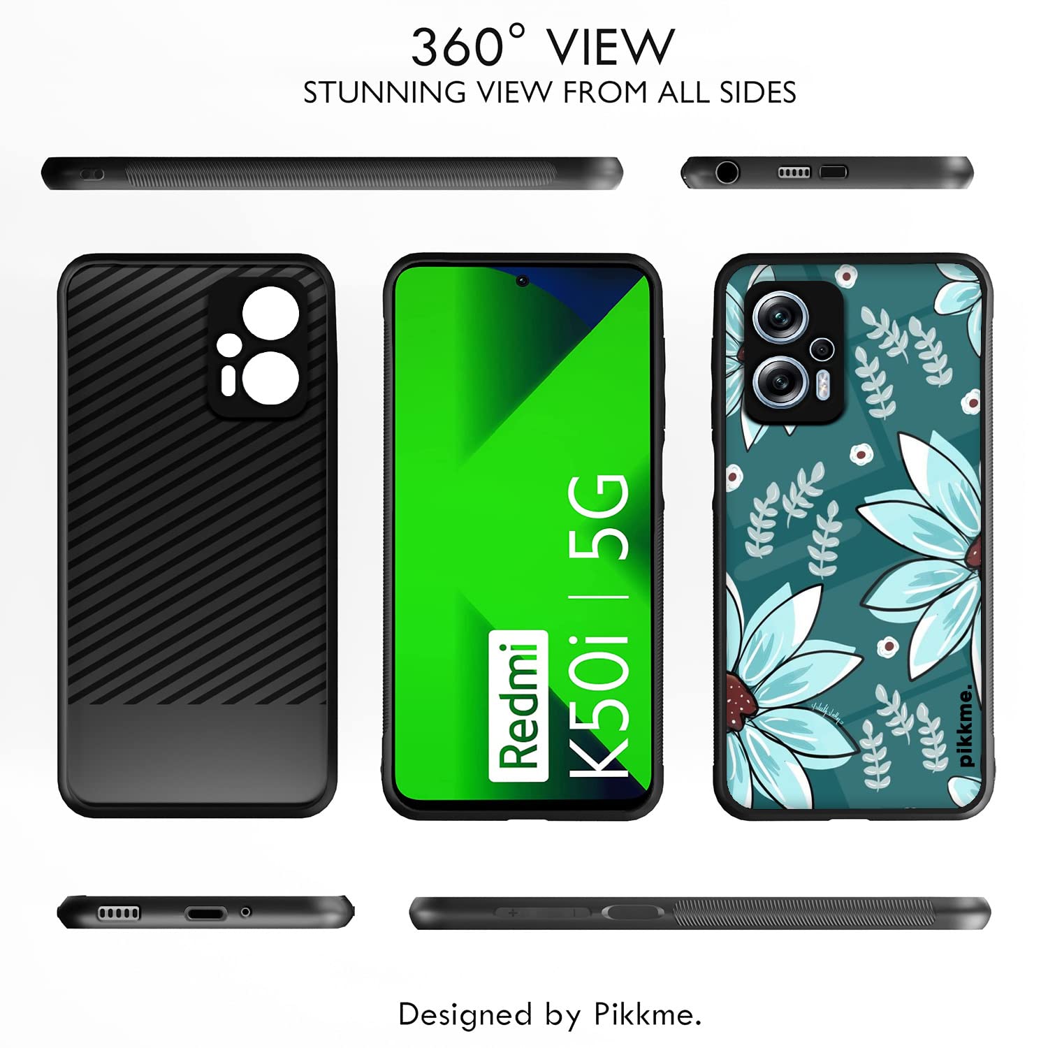 Pikkme Redmi K50i 5G Flower phone cover – photo 2