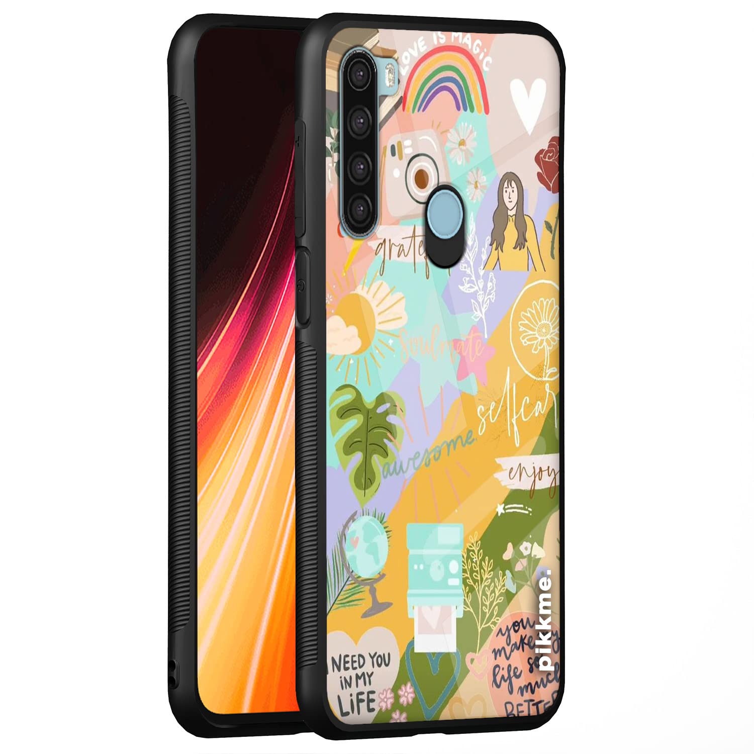 Pikkme Redmi Note 8 mobile back cover