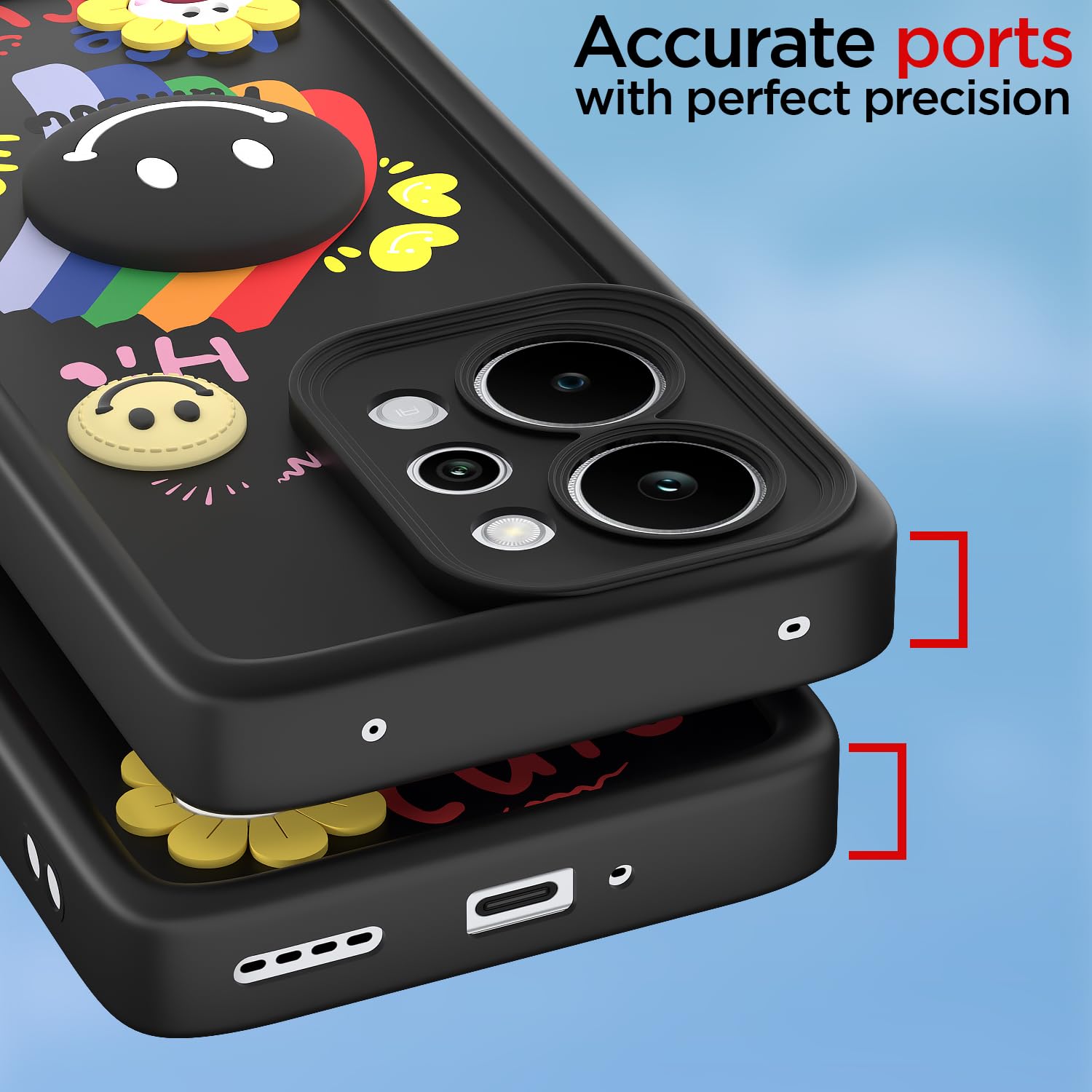 Realme P4 Power 5G back cover in black by Pikkme – photo 4