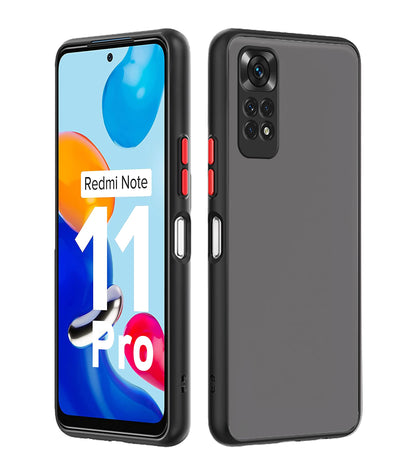 Redmi Note 11 Pro/Pro Plus 5G back cover in black by Pikkme