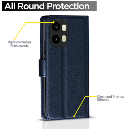 Pikkme blue Wallet flip case for OnePlus 15R 5G – photo 4