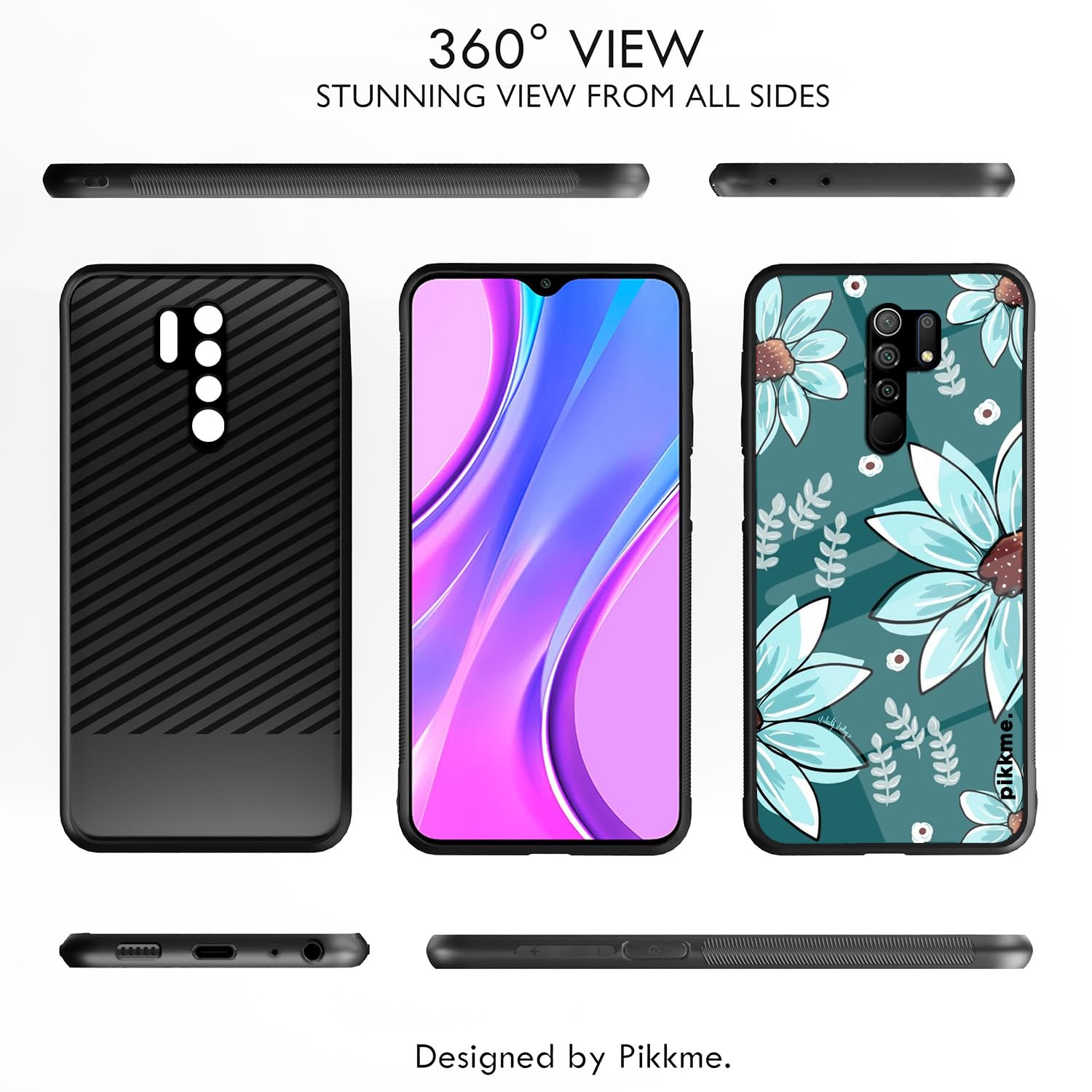 Flower Mobile back cover for Redmi 9 Prime – Pikkme – photo 2