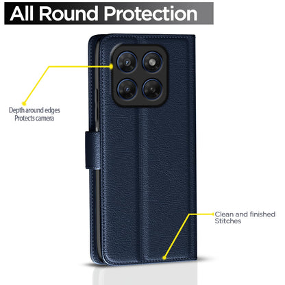 Pikkme Moto G37 Power 5G blue flip cover – photo 4