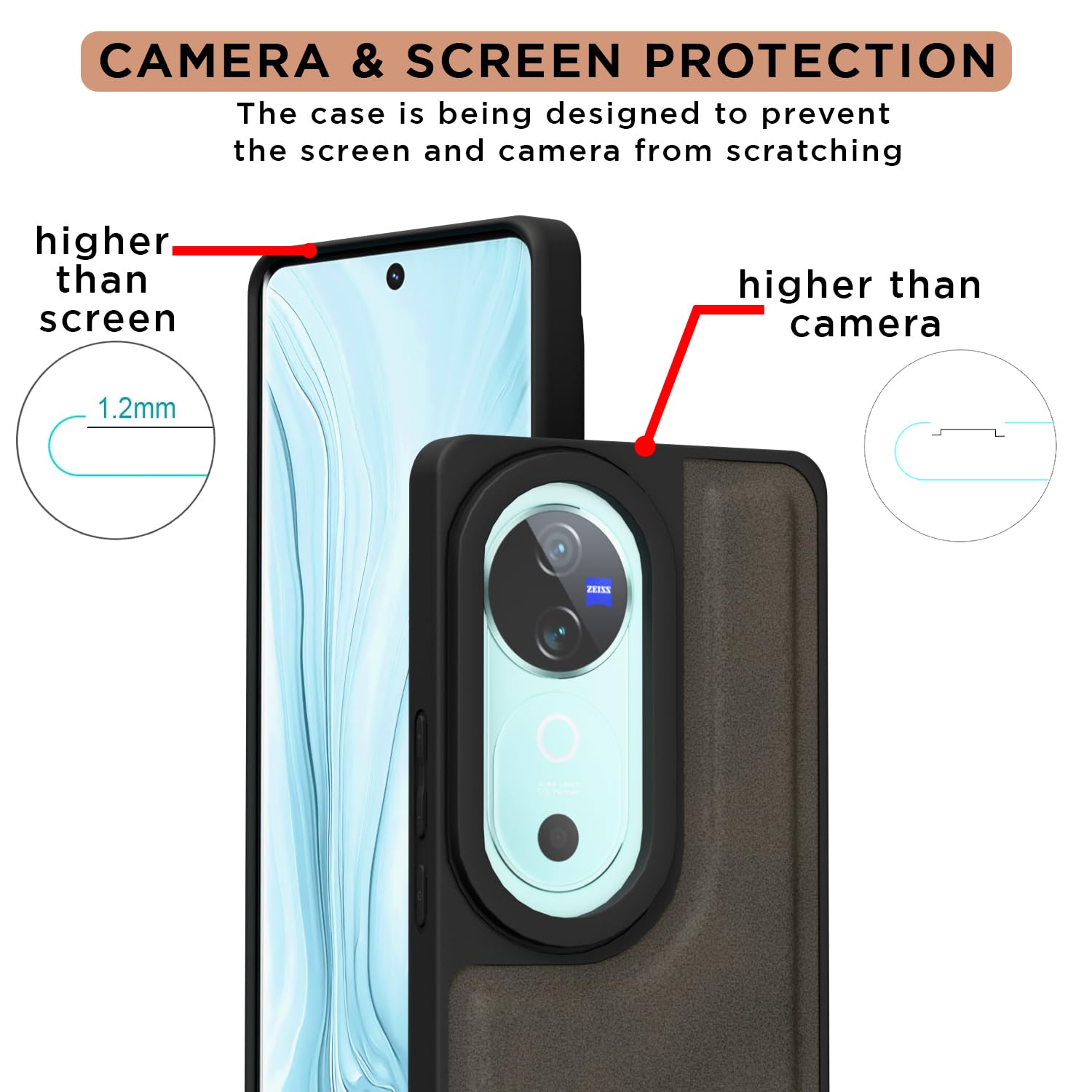 Brown back cover for Vivo V40/V40 Pro/T3 Ultra 5G – Pikkme – photo 4