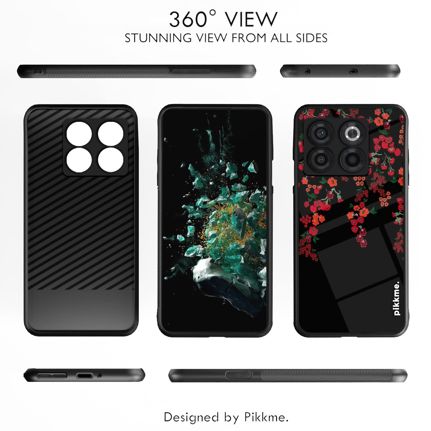 Flower Mobile back cover for OnePlus 10T 5G – Pikkme – photo 2
