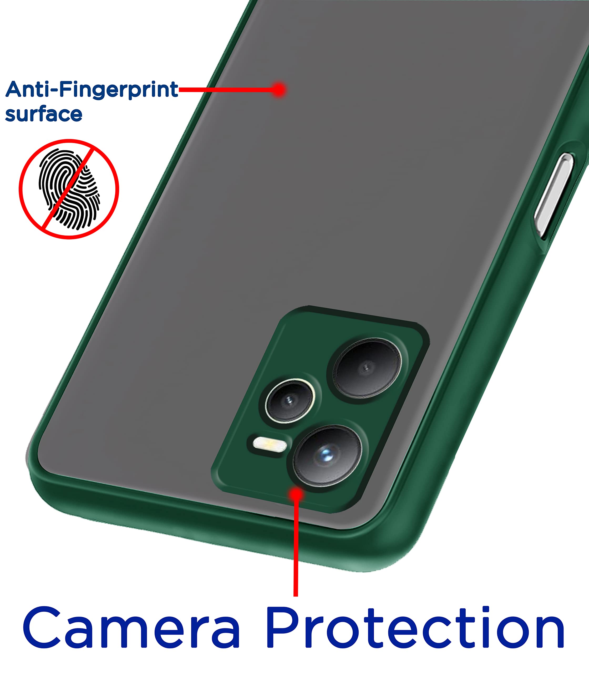 Pikkme Realme C35 green mobile back cover – photo 2