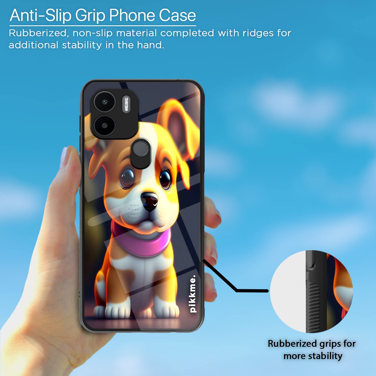 Redmi A1 Plus/A2 Plus/Poco C50 Dog mobile back cover by Pikkme – photo 5