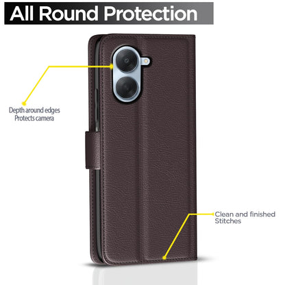Redmi A7 Wallet wallet flip cover in coffee by Pikkme – photo 4