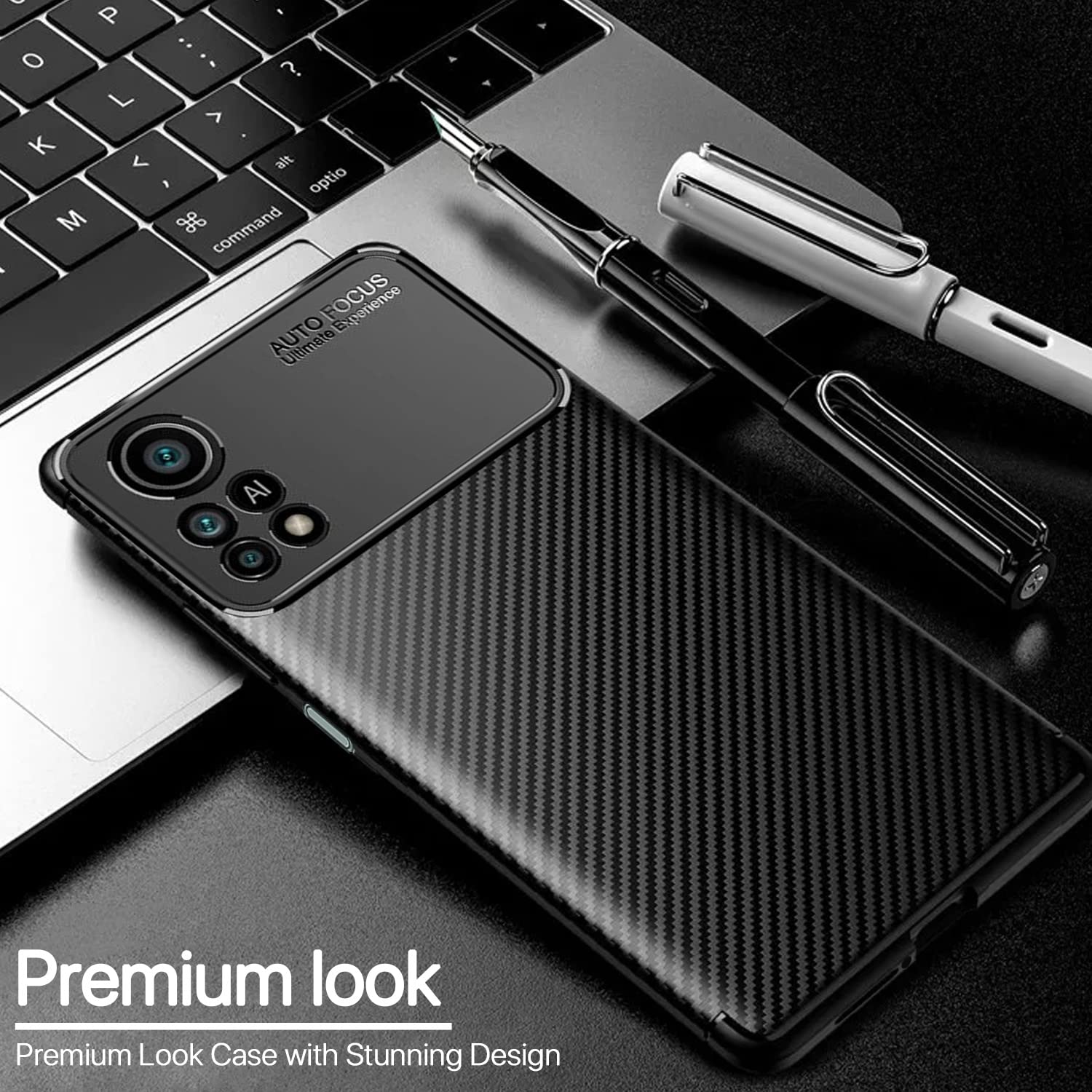 Pikkme Poco X4 Pro 5G Carbon black phone cover – photo 3