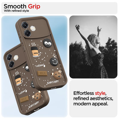 Brown Silicone mobile back cover for Oppo F33 Pro 5G/3D – Pikkme – photo 2