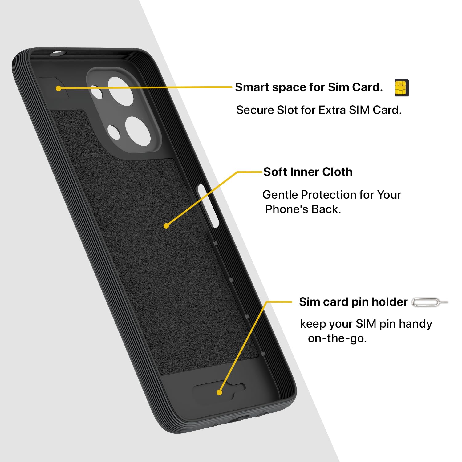 Vivo Y11/T5 Lite 5G Silicone phone cover in grey by Pikkme – photo 6