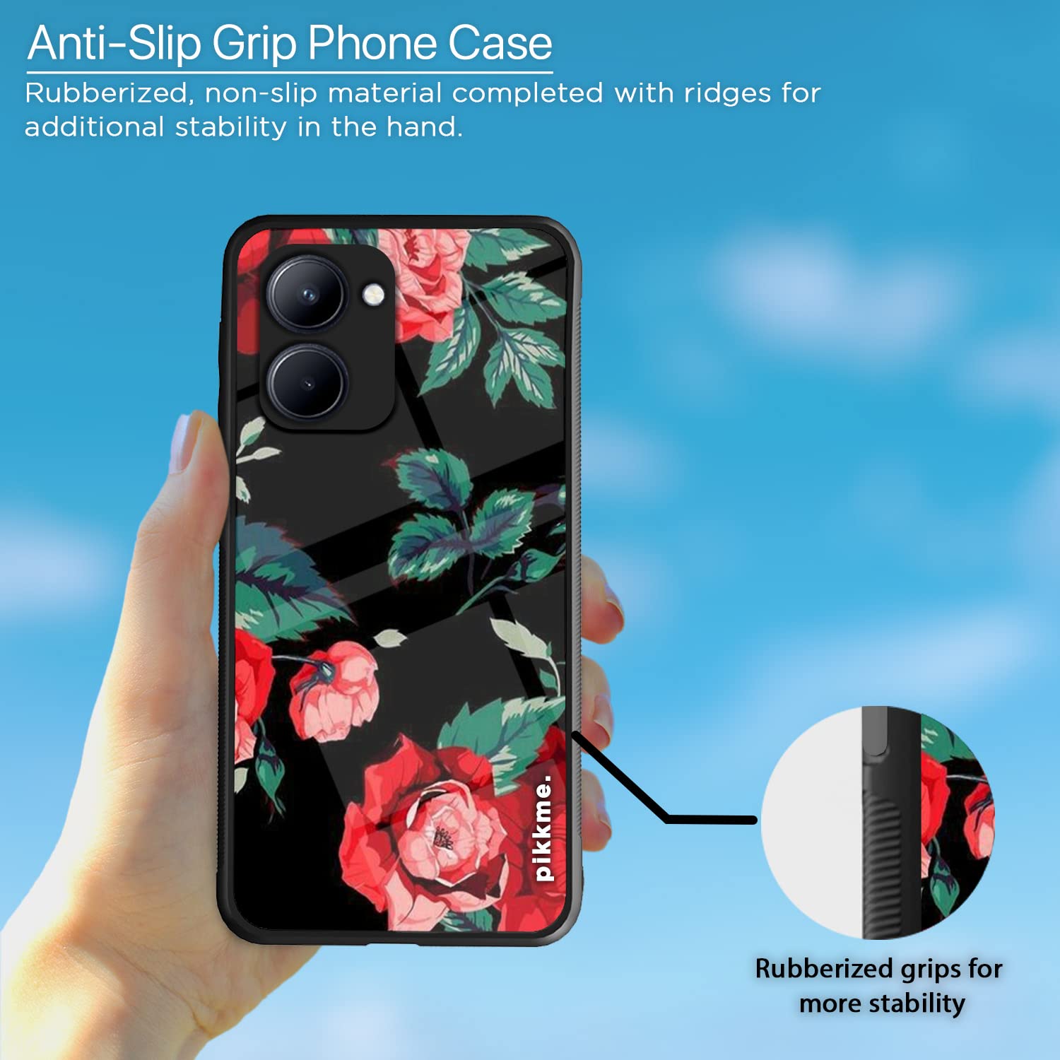 Realme C33 Flower phone cover by Pikkme – photo 5