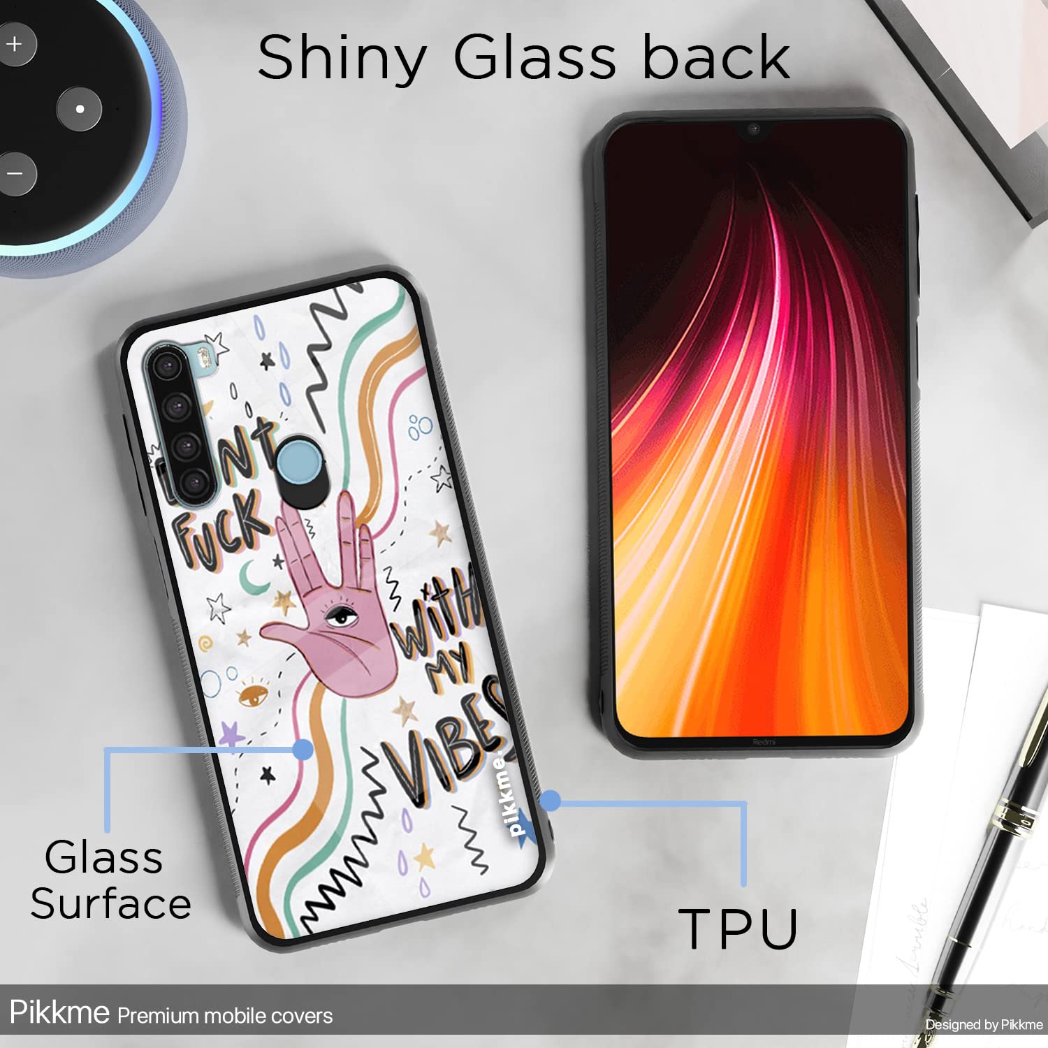 Redmi Note 8 Hybrid mobile back cover by Pikkme – photo 3