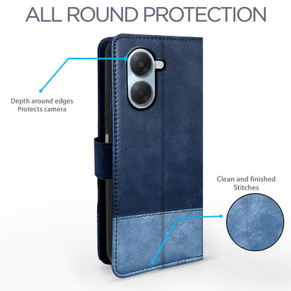 Pikkme Redmi A7 navy & light blue mobile flip cover – photo 4