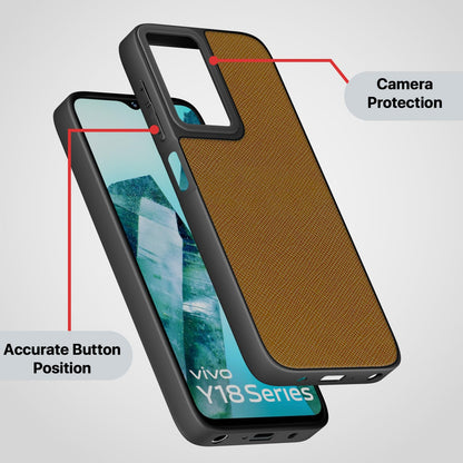 Pikkme tan mobile back cover for iQOO Z9 Lite 5G/Vivo T3 Lite 5G/Vivo Y18/Y18e/Y03 – photo 3