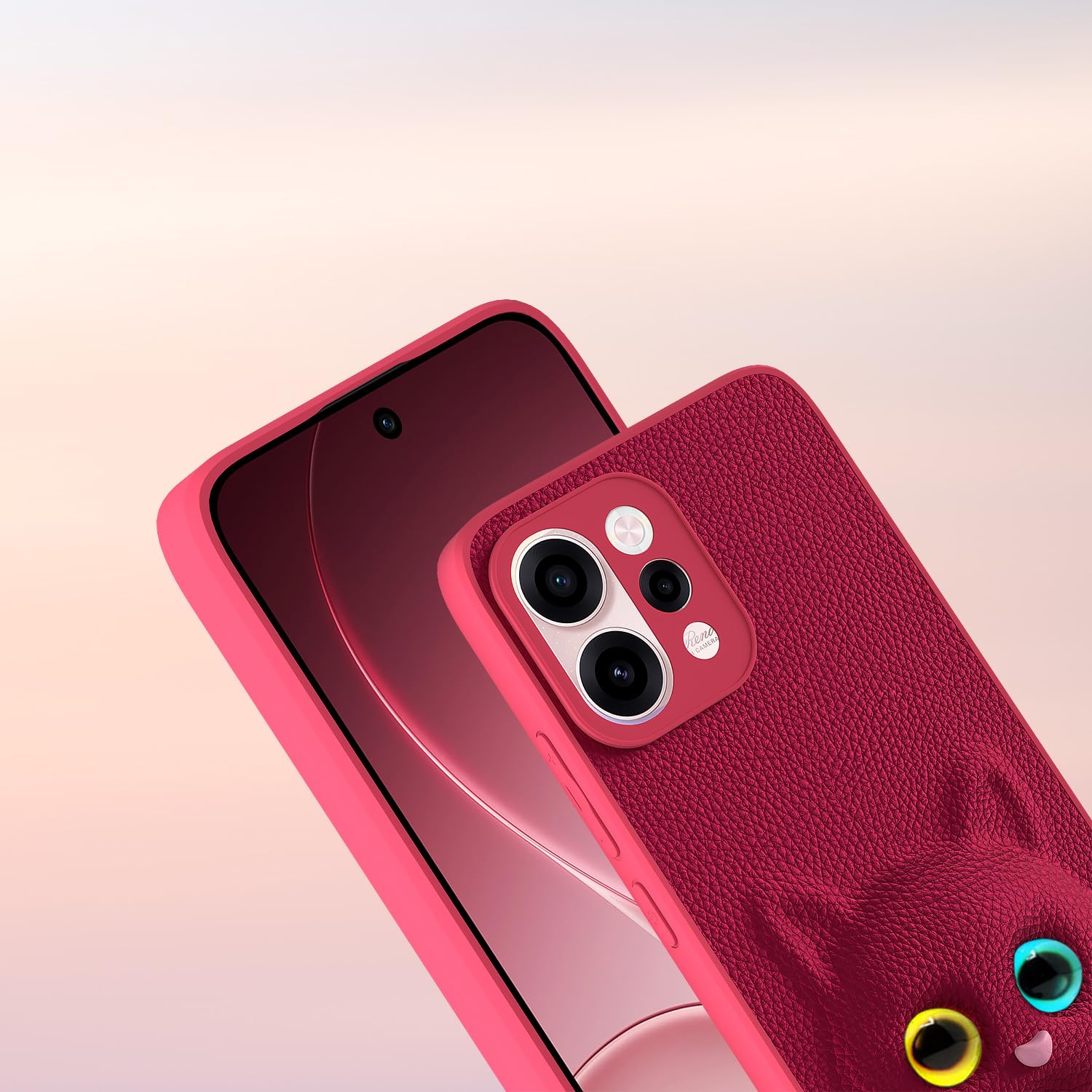 Oppo Reno 15C 5G mobile back cover in pink by Pikkme – photo 7