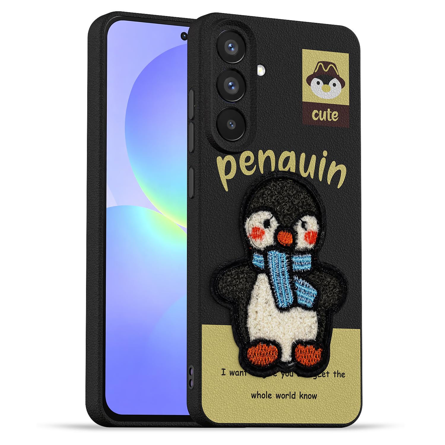 Pikkme Samsung A36 5G black back cover
