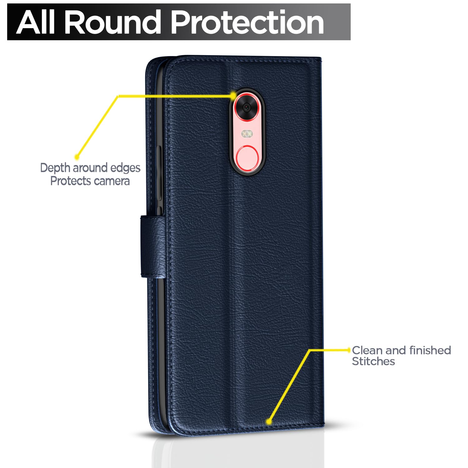 Pikkme Redmi Note 5 Wallet blue flip cover – photo 4