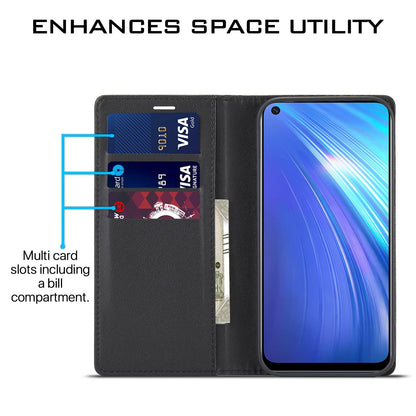 Pikkme black wallet flip cover for Realme 6 – photo 3
