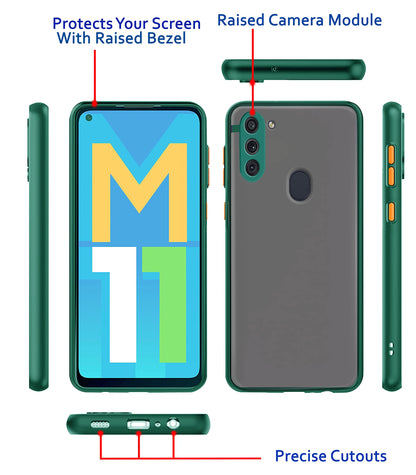 Light green Matte mobile cover for Samsung M11 – Pikkme – photo 3