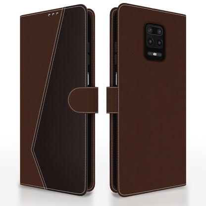 Redmi Note 9 Pro/Note 9 Pro Max/Poco M2 Pro/Note 10 Lite flip cover in brown & coffee by Pikkme
