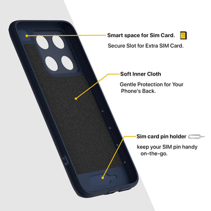Moto Edge 70 Pro 5G Silicone mobile cover in blue by Pikkme – photo 6