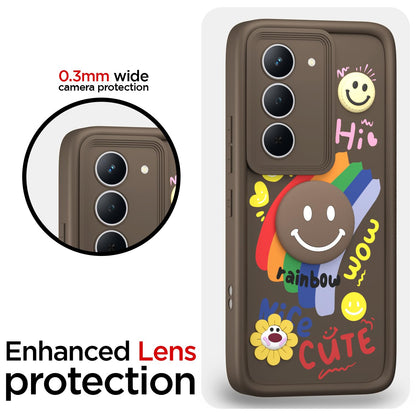 Pikkme brown Soft Silicone phone cover for Realme Narzo 80x/P3x/14X 5G – photo 5