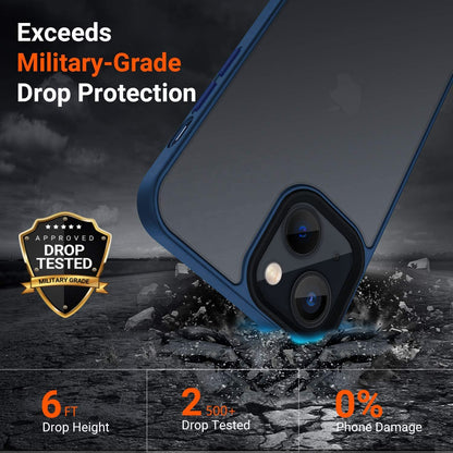 Thermoplastic polyurethane, blue phone cover for iPhone 13 – Pikkme – photo 2