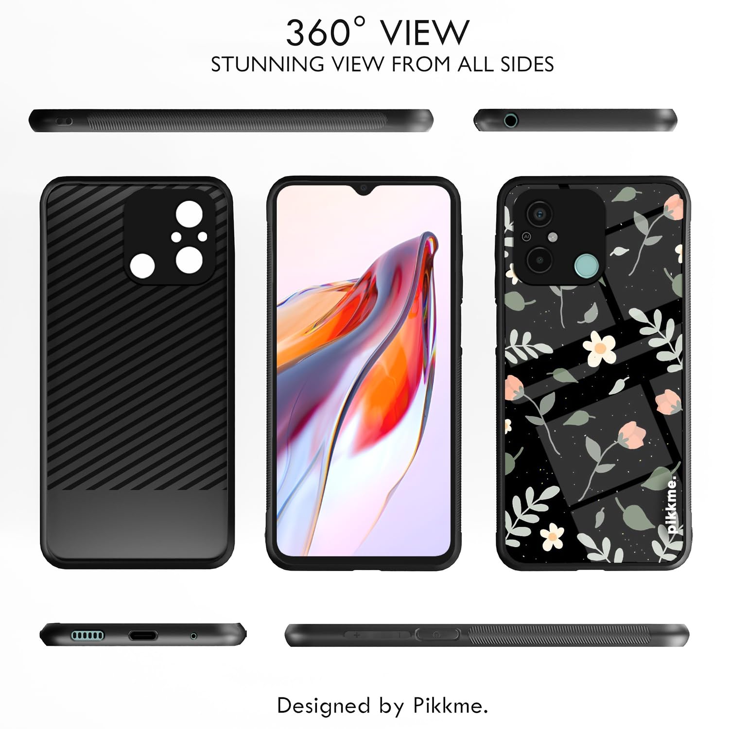 Pikkme Redmi 12C/Poco C55 Flower mobile cover – photo 2