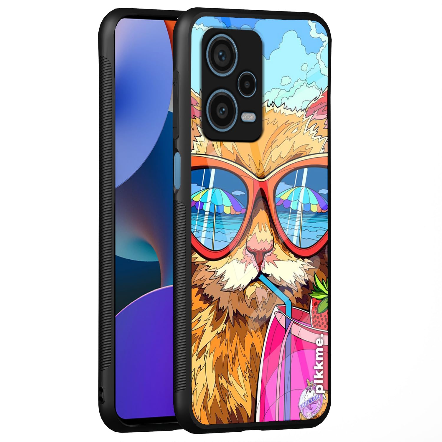 Pikkme Cat back cover for Redmi Note 12 Pro Plus 5G