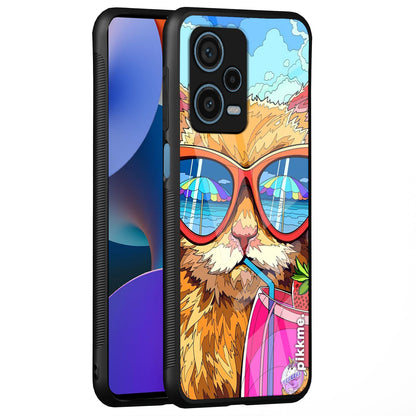 Pikkme Cat back cover for Redmi Note 12 Pro Plus 5G