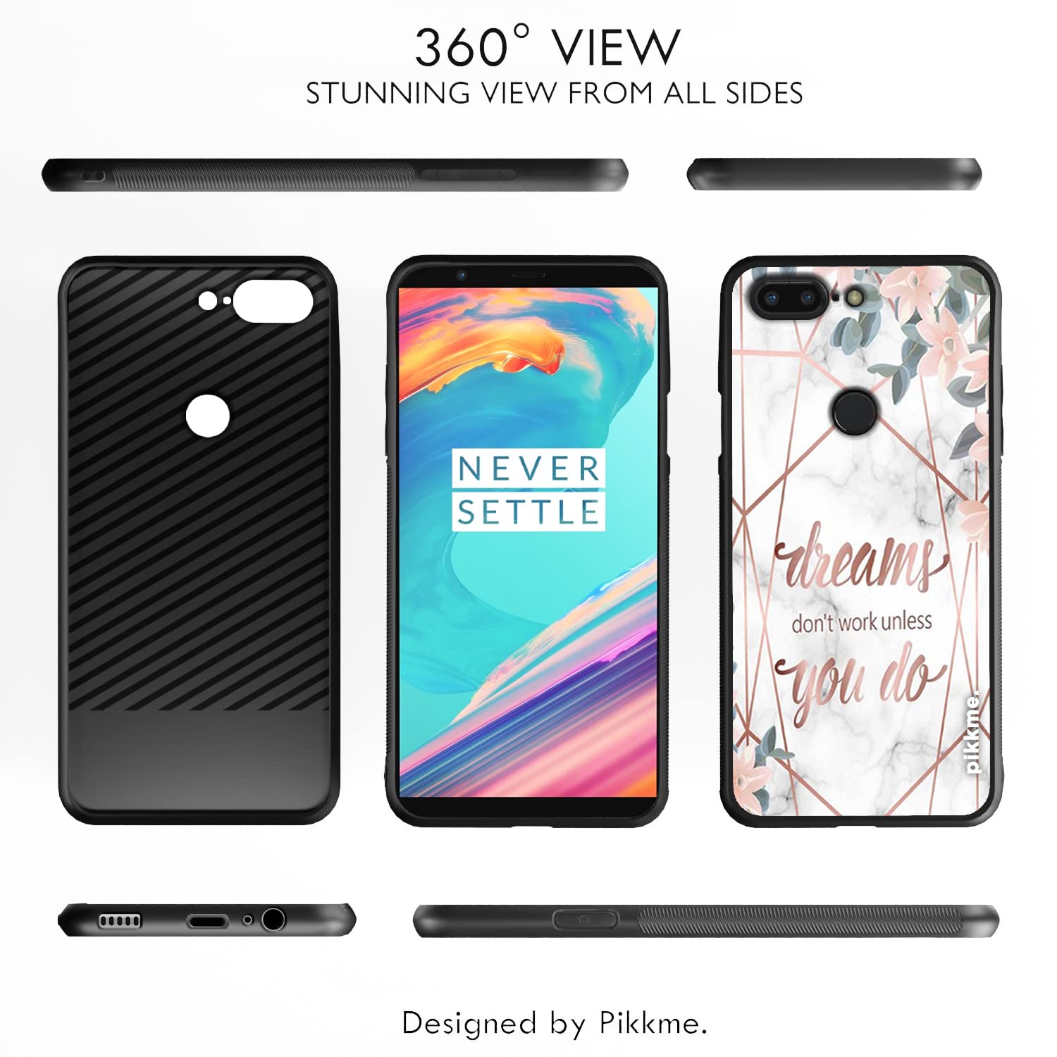 Pikkme OnePlus 5T Hybrid mobile back cover – photo 2