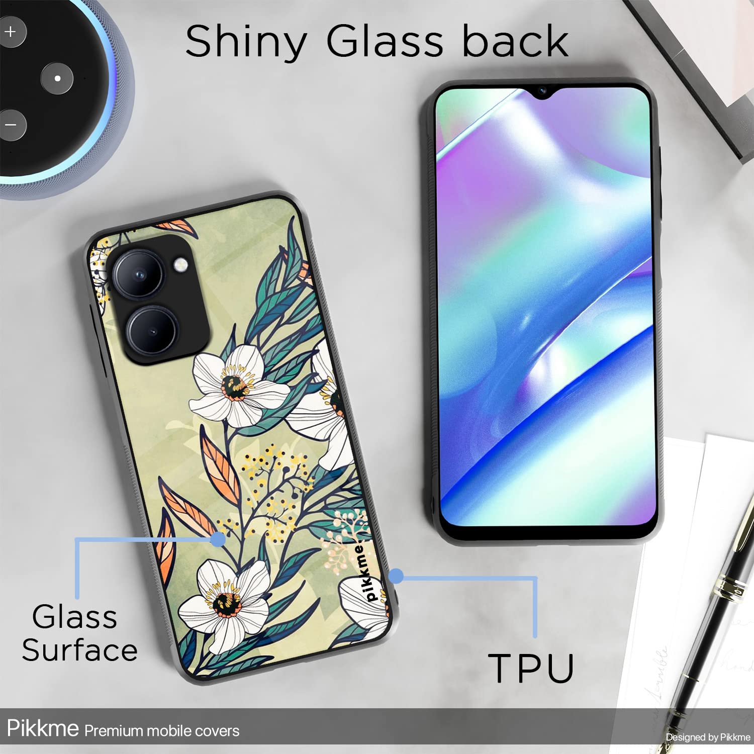 Pikkme Realme C33 Flower back cover – photo 3