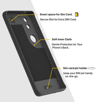 Pikkme Vivo V50 5G / V50e 5G Gencase Back cover (Grey)