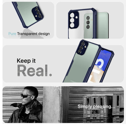 Samsung f13 5G Hybrid mobile cover in blue by Pikkme – photo 4