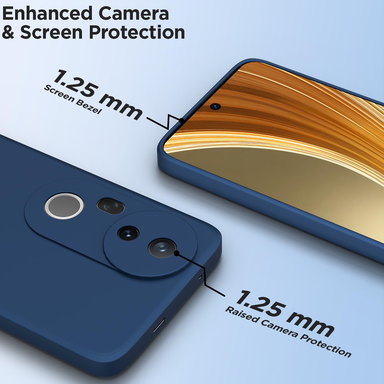 Pikkme blue phone cover for Vivo T4 Ultra 5G – photo 2