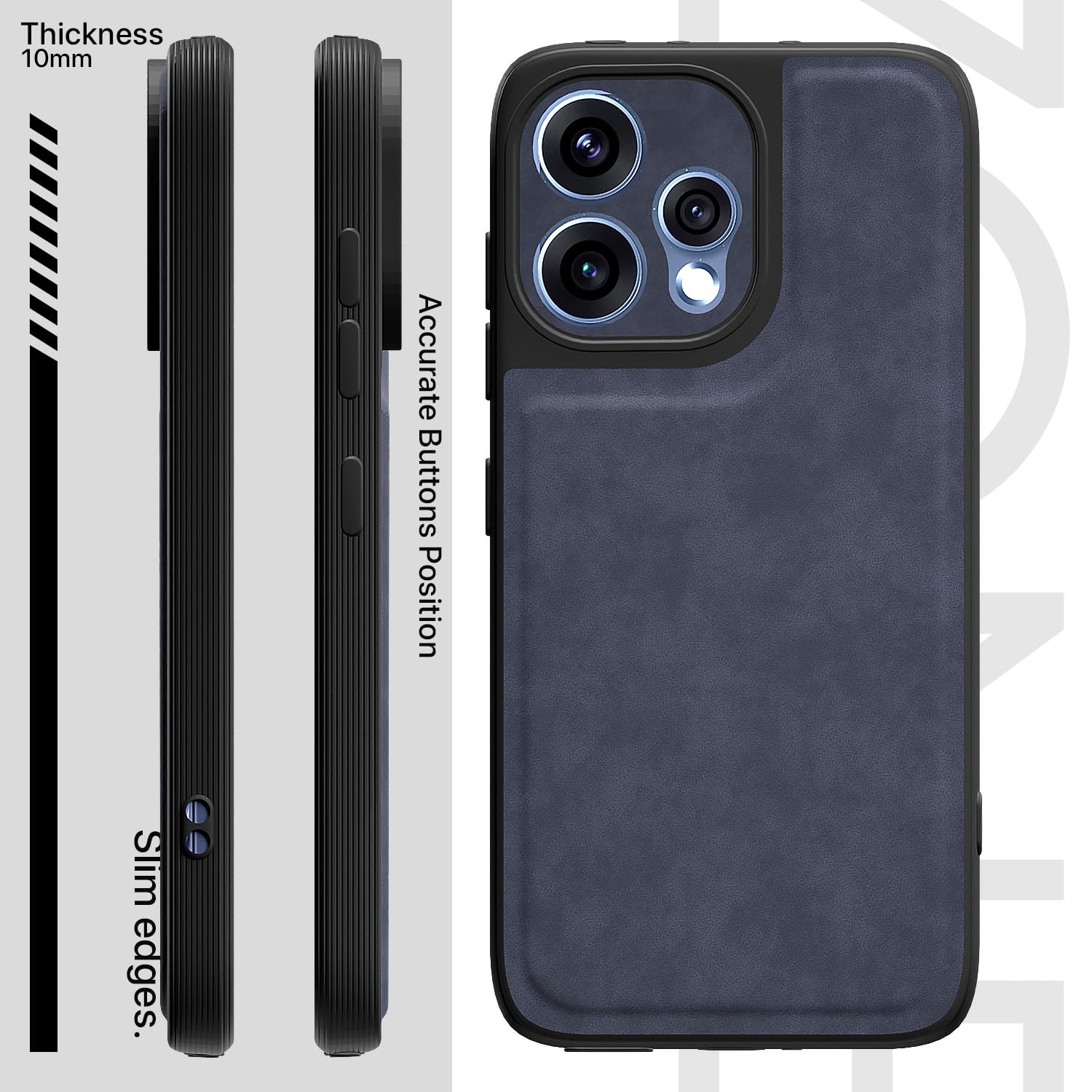 Pikkme blue mobile back cover for Oppo Reno 15 5G – photo 3