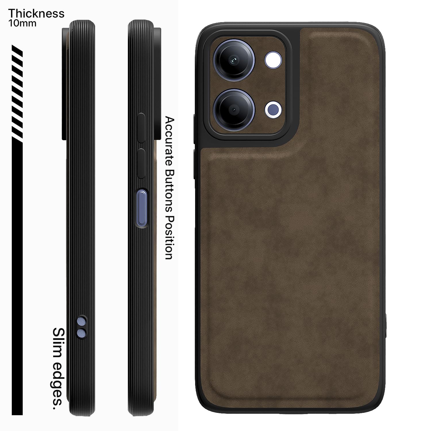 Vivo Y11/T5 Lite 5G mobile cover in coffee by Pikkme – photo 3
