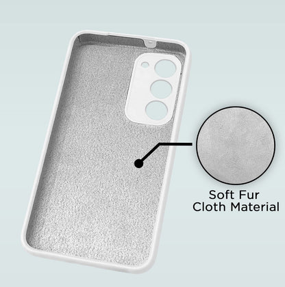 Pikkme white Soft Silicone mobile cover for Samsung S23 Plus 5G – photo 6