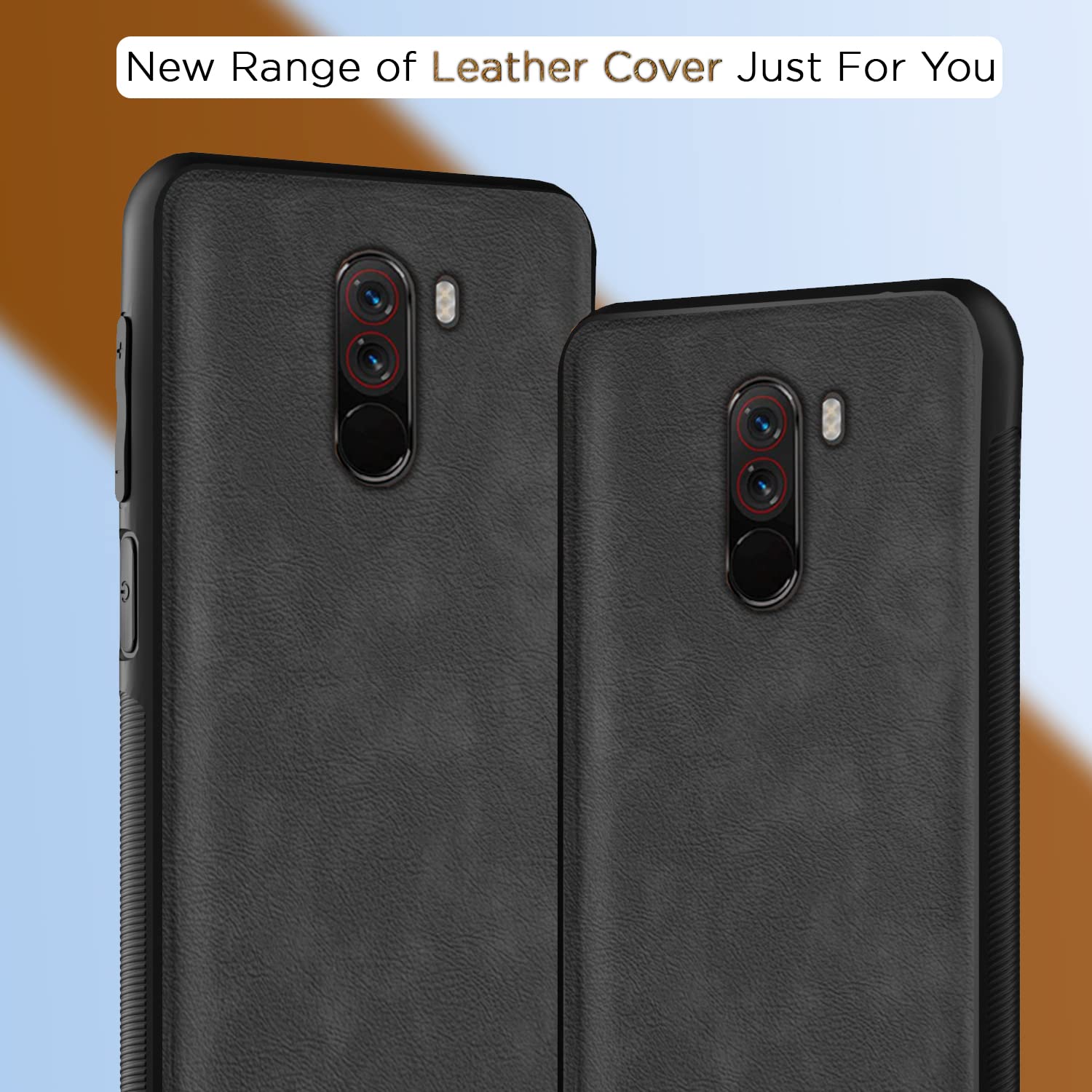 Pikkme grey Leather mobile back cover for Poco F1 – photo 7