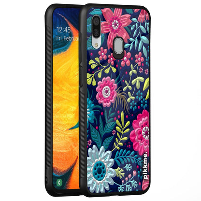 Pikkme Flower mobile cover for Samsung A20/A30/M10s