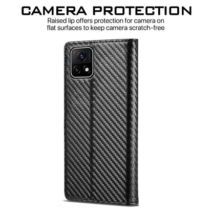 Vivo Y72 5G wallet flip cover in black by Pikkme – photo 4