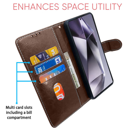 Pikkme brown & coffee flip case for Samsung S24 Ultra 5G – photo 4